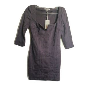 New Lucy & Co. Purple bodycon Mini Dress Size Medium